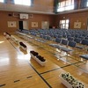 入学式②　式場と祝電