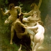 絵画　『William Bouguereau 「Nymphes et Satyre(1873)」』