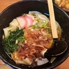 名古屋・錦三で、幅広麺のきしめんと天丼