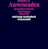 お買いもの：Luhmann, Soziologie unter Anwesenden: Systemtheoretische Vorlesungen 1966-1970 
