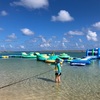 【石垣島の９月】まだまだ暑いゾ　初の海上アスレチックへ / September in Ishigakijima】It's still hot! First time to go to a sports activity at sea!