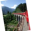 スイス旅行⑥ 世界遺産！レーティッシュ鉄道　ｱﾙﾌﾞﾅ/ﾍﾞﾙﾆﾅ路線