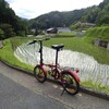 山村をツーリング・折り畳み自転車