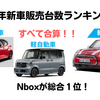2023年　自動車販売台数ランキング！国内メーカーと海外メーカーを合算した総合版！