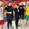 総合格闘技  入田和樹選手（日高川町）スパーリング参加  亀田ジムで、石井慧「いつか対戦を」 　〈2022年4月1日〉