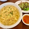 香港飲茶 点心厨房（代々木•南新宿）【Aランチ】海老ワンタン麺＋温レタスのオイスターソース