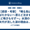 【感想・考察】「囀る鳥は羽ばたかない〜漂えど沈まず、されど鳴きもせず〜」水滴の音と矢代が流した涙の理由は...
