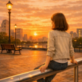 暁色の夕焼けを想い出す時。