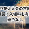 八戸花火大会2025年の穴場を徹底解説！入場料も有料席と遜色なし