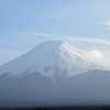 春霞の富士山