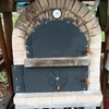 薪窯の扉設置