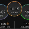 アルファフライの抽選に参加するため１０kmラン