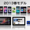 docomo2013春モデル白ロム大全！MVNO SIMを挿して格安スマホに早変わり♪