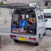 今朝は自宅の駐車場で、昨日使ったチェーン・ソーの