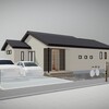【3Ｄで見る間取り集　⑭】カーポートのある平屋のプラン