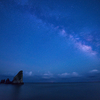 🌌大波月海岸で星景写真撮影😊