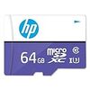 【Amazon.co.jp 限定】HP microSDXCカード 64GB パープル UHS-I(U3) 4K Class10対応 最大読出速度100MB/s、最大書込速度35MB/s 1年間保証 HFUD064-1U3-PA