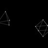 【Processing】正四面体と、正八面体のメンガーのスポンジ