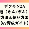 ポケモンZA｜王冠（きん/ぎん）の入手方法と使い方まとめ【6V育成ガイド】