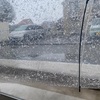 みぞれ？雪？