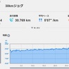 【withＰ】30kmジョグ