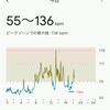 一日の心拍数がこんなに変わるとは初めて知ったわ。冬の外出は要注意だね。