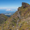 七高山を振り返って見る