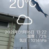 晴れたり降ったり