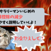 中所得者サラリーマンいじめの給与所得控除の減少をわかりやすく説明していくよ！