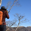 小雪の白髪山遊山　転