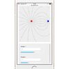 2点の電荷を自由に変えて電気力線を描くHTML5アプリ
