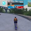 本日はzwift2時間54km