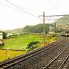 讃岐府中駅から見た田園風景