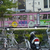 富山駅前の路面電車