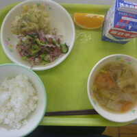 今日の給食