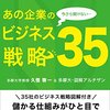 「40文字でわかる！今さら聞けないあの企業のビジネス戦略35」