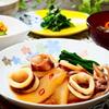 ♪いかと大根の煮もの＆ほうれん草の粉チーズじょうゆあえ献立♪