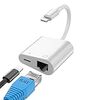 iPhone RJ45 変換 iPhone Lan アダプタ Ethernetアダプタ iPhone 急速充電 有線 高速転送 同期充電 ギガビット イーサネットアダプタ 有線LAN アダプタ iPhone7/8/X/11など対応