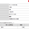 20171115 サンリオ株を10株取得