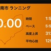 ロング走20㌔    ヘロヘロです