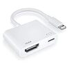 iphone hdmi変換ケーブル Digital AV変換アダプタ - ipad/iphone hdmi 変換アダプタ 設定不要 操作不要 1080P 音声同期出力 ゲーム av/TV視聴 iphone テレビはiphoneシリーズとipadシリーズに適しています…