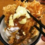 ★★黒マヨ鶏天丼[天丼てんや]