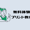 無料体験で3歳・年少からはじめるプリント教材を選ぼう！