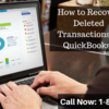 How to Recover Deleted Transactions in QuickBooks?