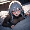 on bed (ベッドの上) by Animagine XL V3.1