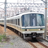 千里丘駅（上りホーム）で撮ってみました。