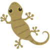 ヤモリのフリーイラスト素材