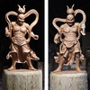 仁王像（金剛力士像）幻の龍神杉で彫刻