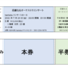 ★チケットの「半券」とは？