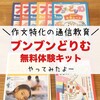 「ブンブンどりむ」無料体験キット⇒入会申し込みました！作文に特化した通信教育で文章力を上げる！